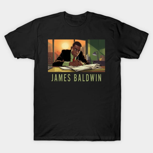 James Baldwin T-Shirt by UrbanLifeApparel